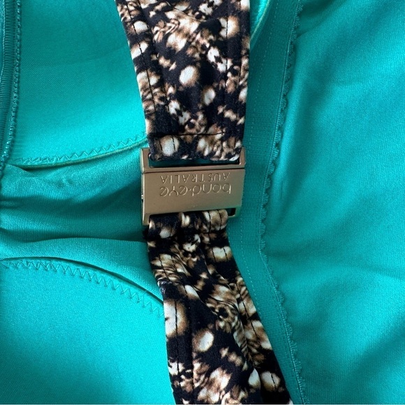 Bond-Eye Brown and Teal Swimsuit Size US 10 - Picture 6 of 11